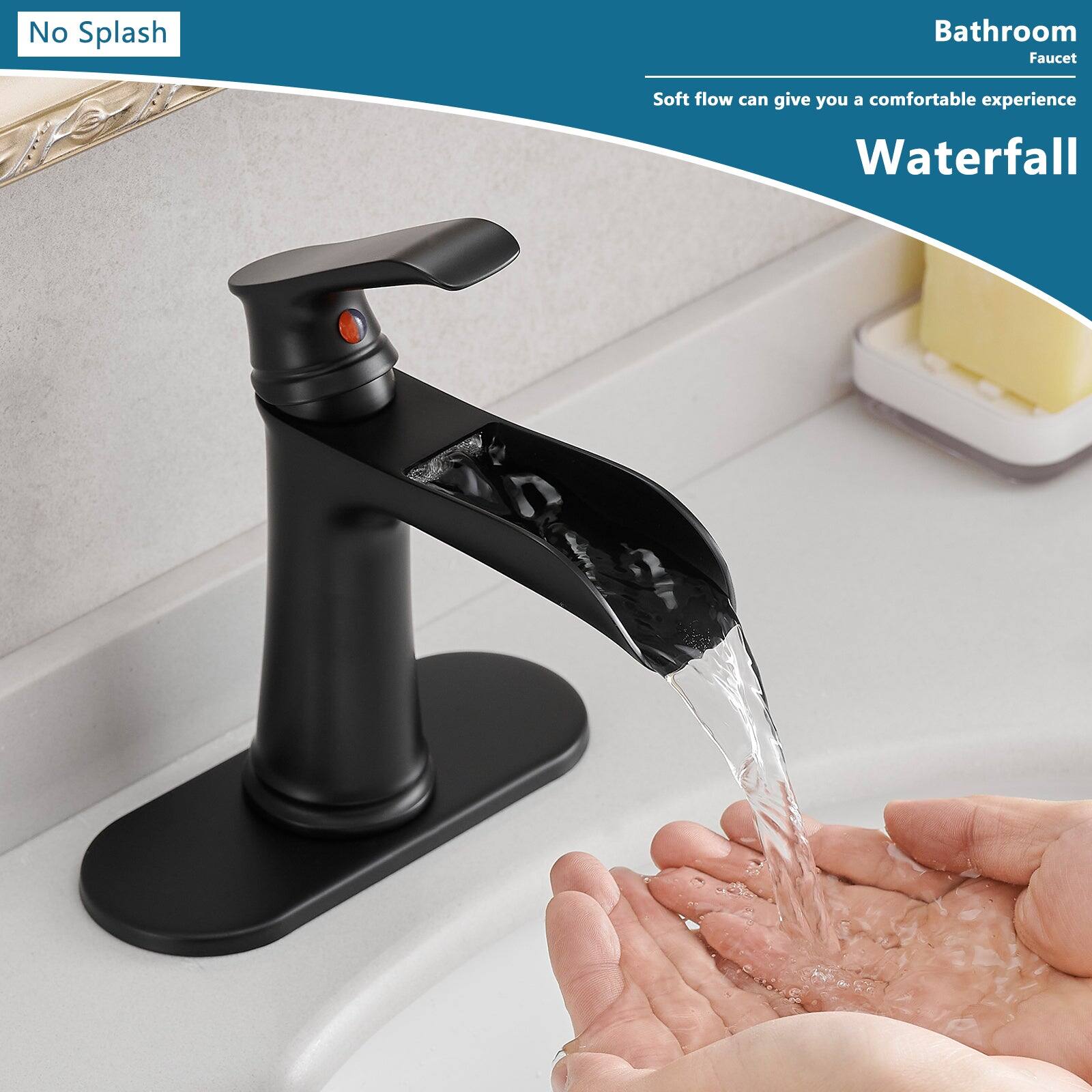 No Splash

Bathroom Faucet

Soft flow can give you a comfortable experience

Waterfall