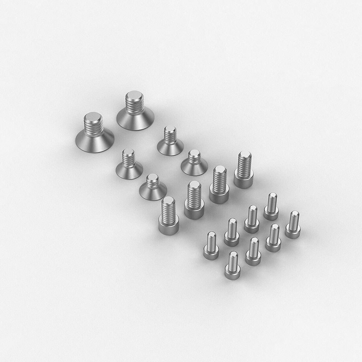 Alt View 1. Freefly - Freefly Mounting Screw Kit for MoVI Pro/XL Camera Plates  Rails.