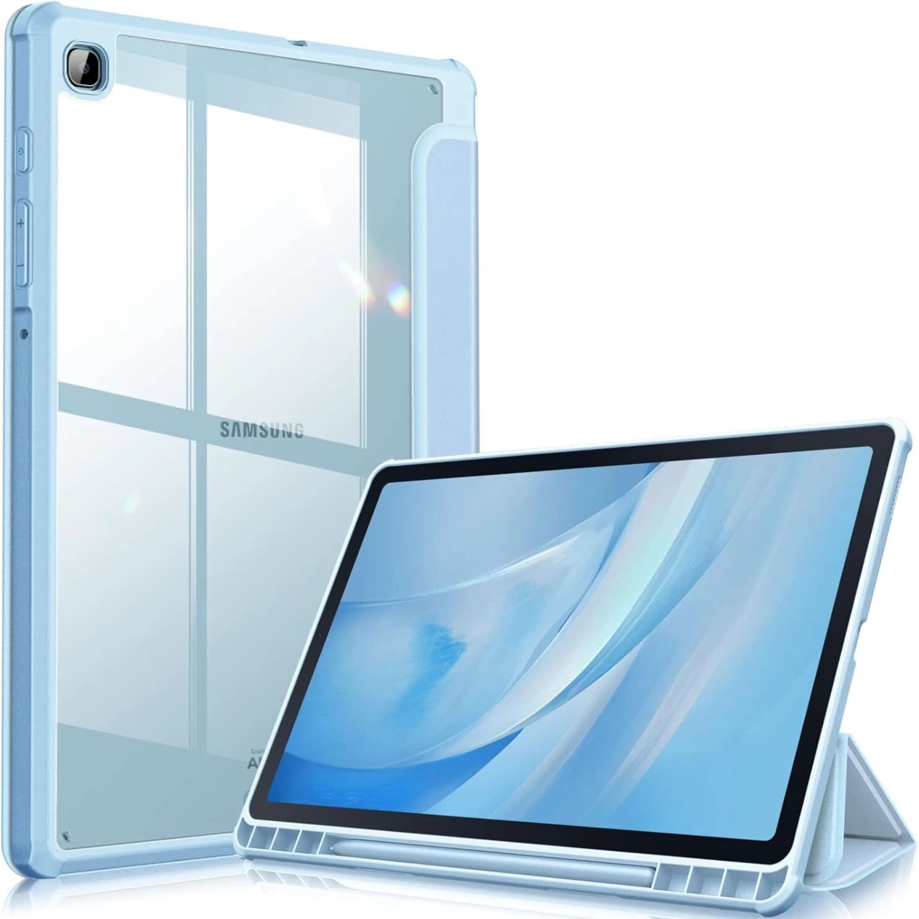 Kitcheniva - Shockproof Hybrid Slim Case For Samsung Galaxy Tab S6 Lite 2024/2022 Lightweight 10.4" - Blue