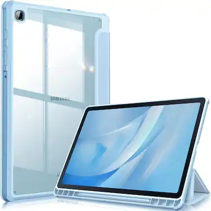 Front. Kitcheniva - Shockproof Hybrid Slim Case For Samsung Galaxy Tab S6 Lite 2024/2022 Lightweight 10.4" Blue - Blue.