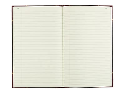 Alt View 2. National Brand - National Texhide Series Record Book, 8.75" x 14.25", 150 Sheets/Book - Black.