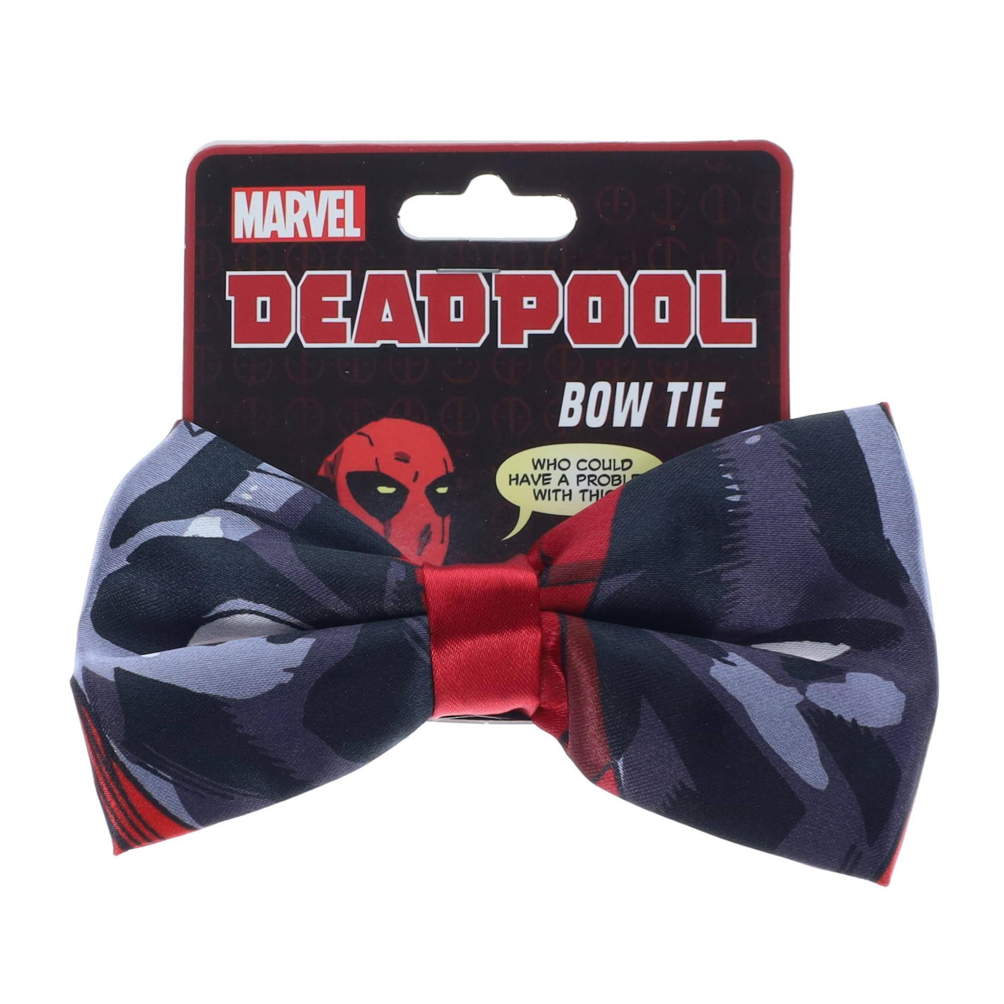 MARVEL DEADPOOL BOW TIE  
WHO COULD HAVE A PROBLEM WITH THIS?