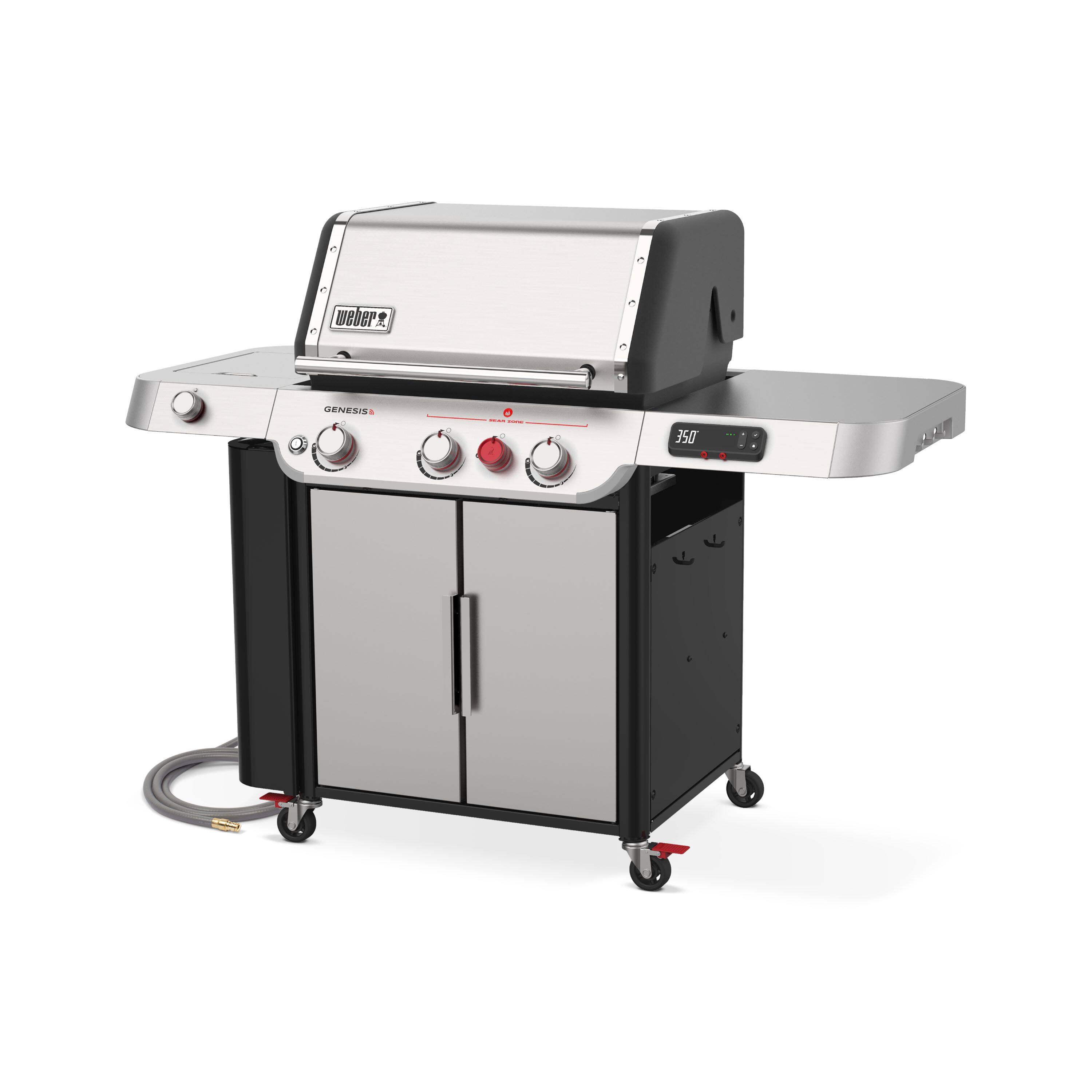 Alt View 11. Weber - Genesis Smart SX-335 Natural Gas Grill - Stainless Steel.