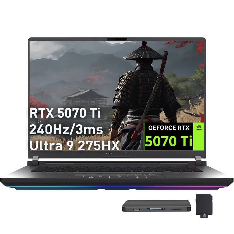 RTX 5070 Ti  
240Hz/3ms  
Ultra 9 275HX  
ROG  
GEFORCE RTX 5070 Ti