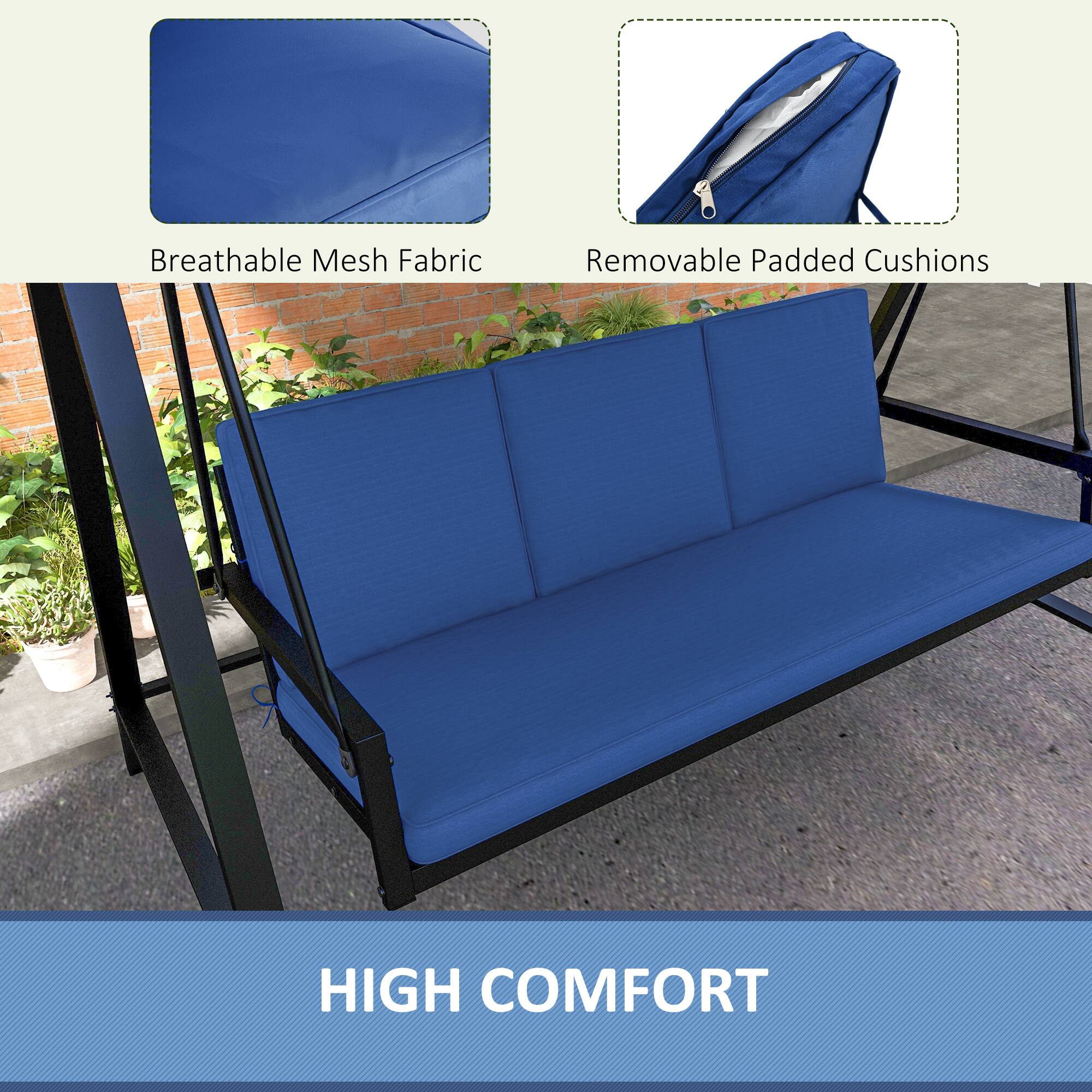 HIGH COMFORT
Breathable Mesh Fabric
Removable Padded Cushions