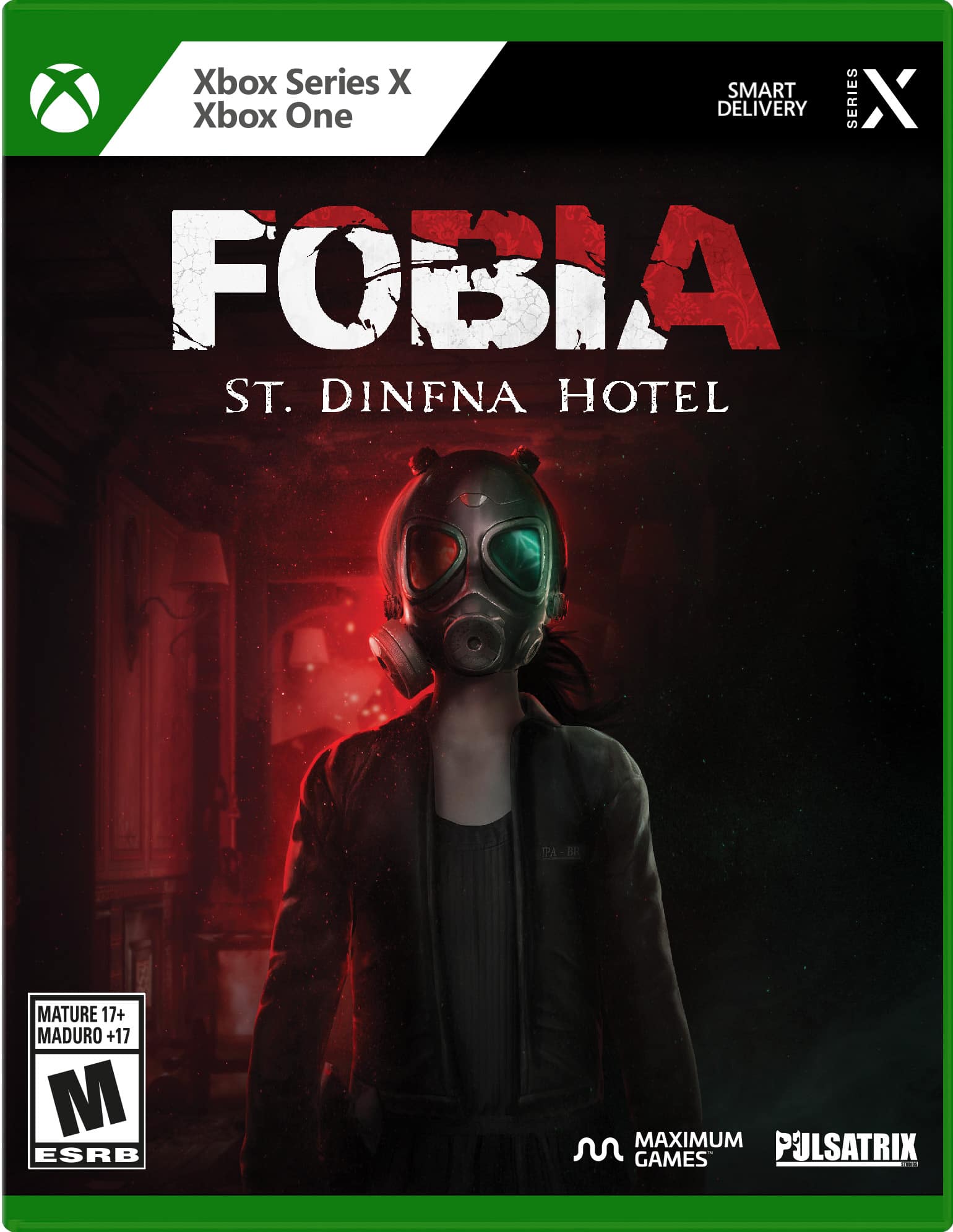 Front. Maximum Games - Fobia - St Dinfna Hotel.