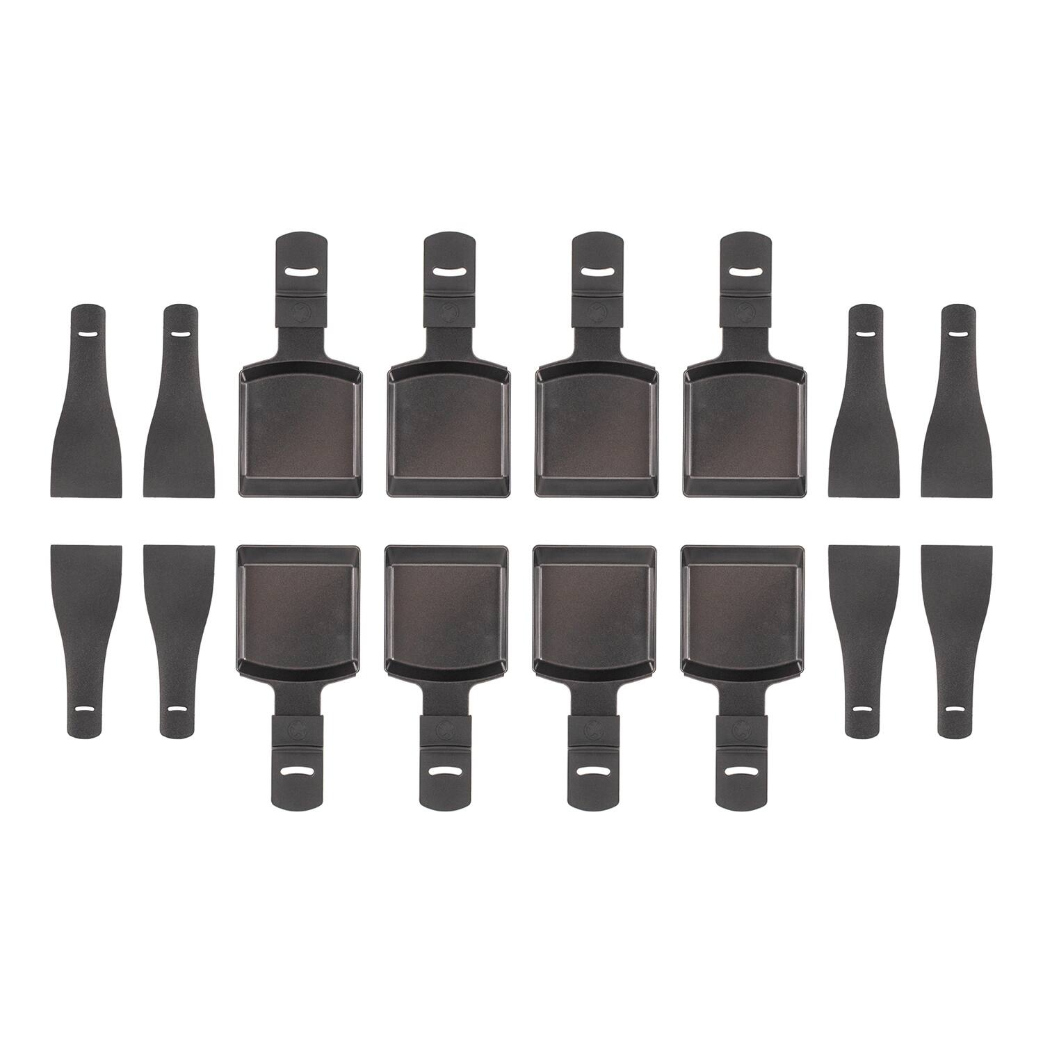 Back. THE ROCK by Starfrit - The Rock By Starfrit 024403-002-0000 Raclette/party Grill Set, Black - black.