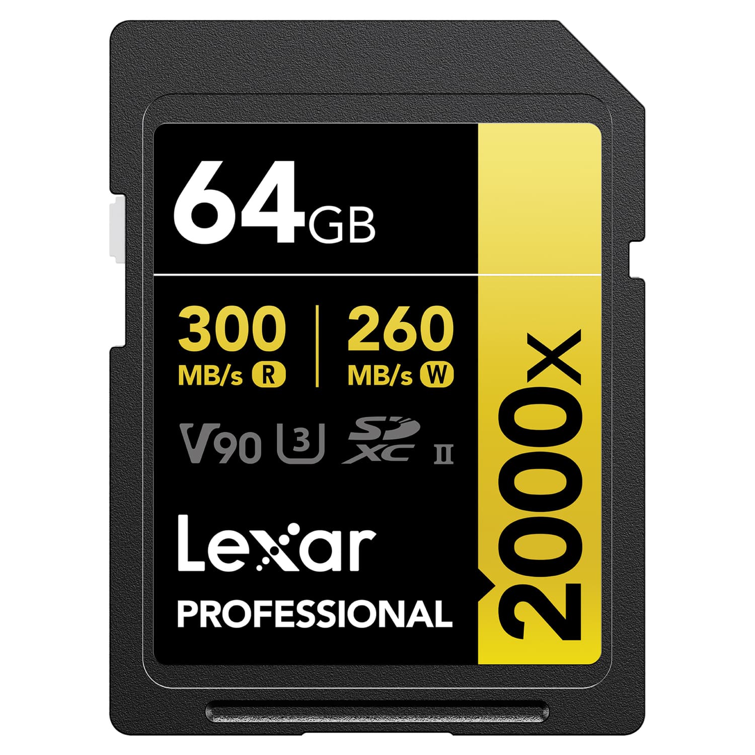 Lexar - Lsd2000064g-bnnnu Professional 2000x Sdhc/sdxc Uhs-ii Card (64 Gb)
