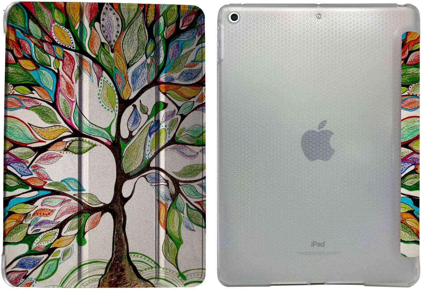 Alt View 3. DuraSafe Cases - iPad 10.2" 9th/8th/7th Gen 2021/2020/2019 Shock-Absorbing TPU Smart Case with Tri-Fold Stand A2197 A2200 A2198 A2199 - Olivia Tree.