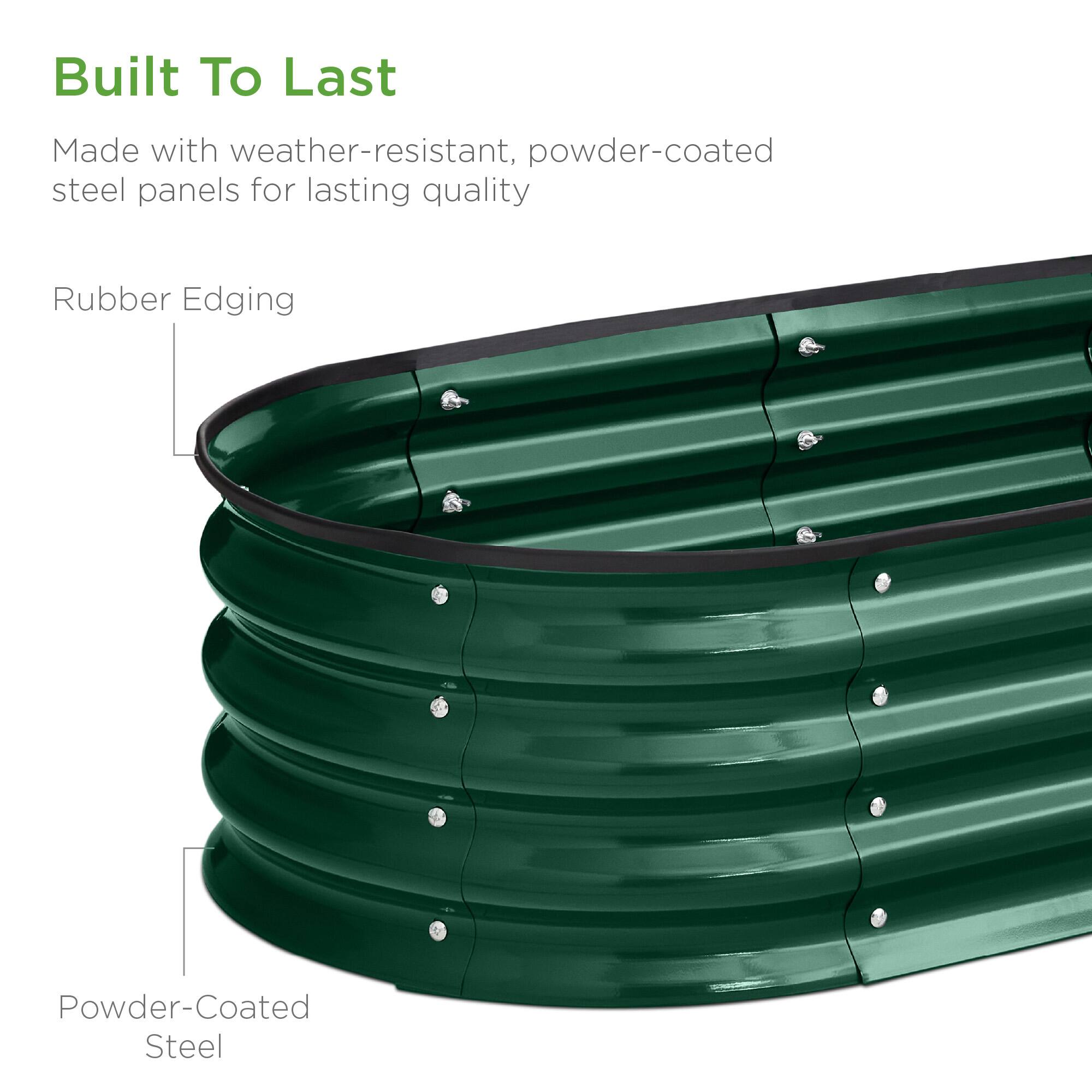 Built To Last

Made with weather-resistant, powder-coated steel panels for lasting quality

Rubber Edging

Powder-Coated Steel