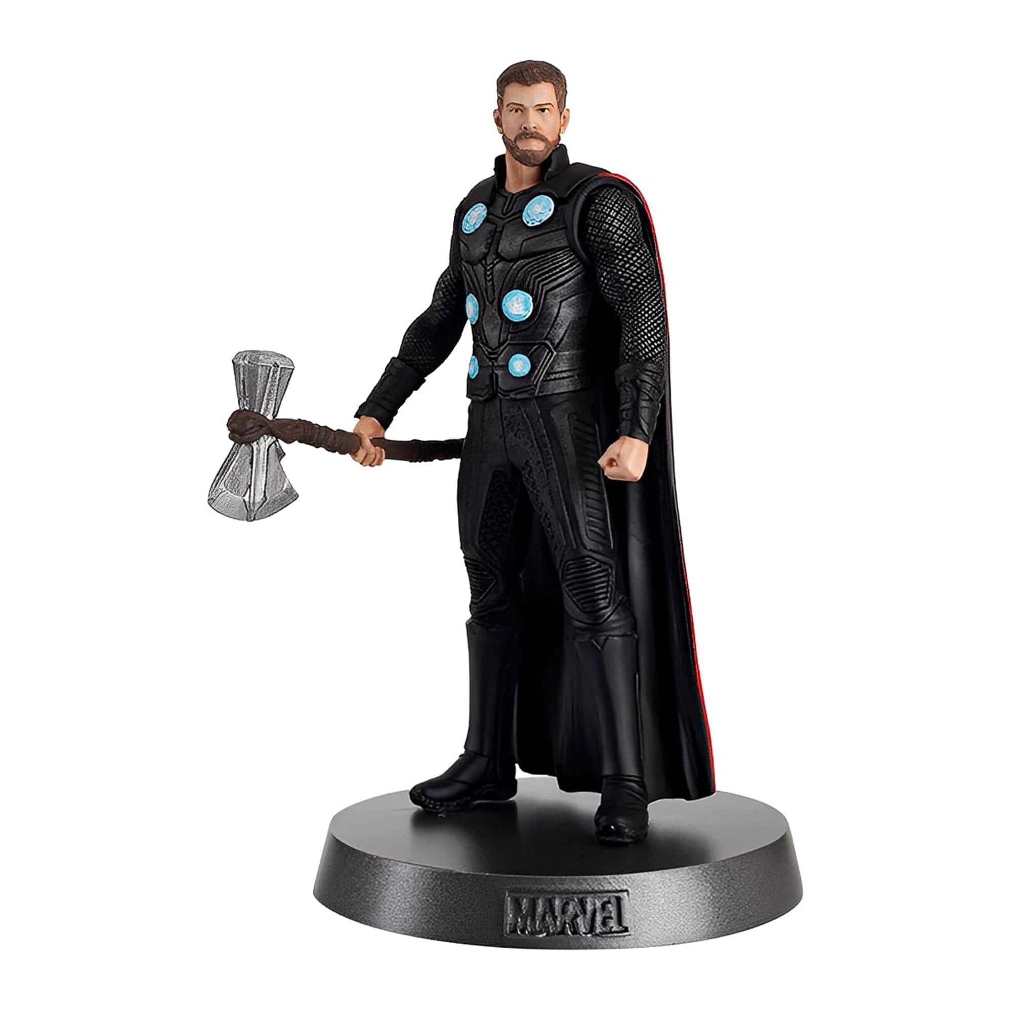 Eaglemoss Marvel Heavyweights 1:18 Scale Metal Statue | 012 Thor - Black
