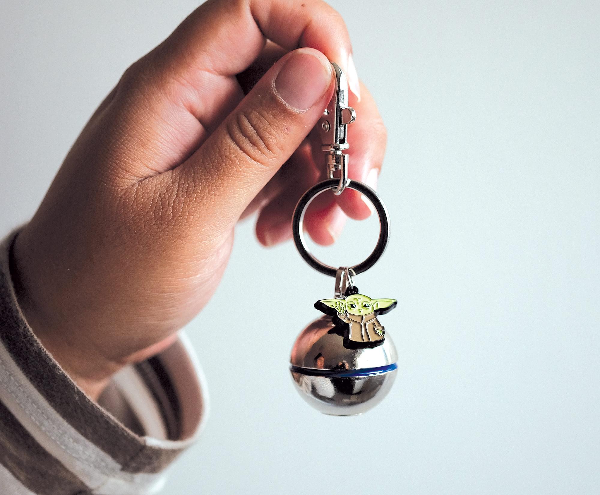 Alt View 3. SalesOne LLC - Star Wars: The Mandalorian Razor Crest 3D Shifter Knob with Grogu Keychain - Silver.