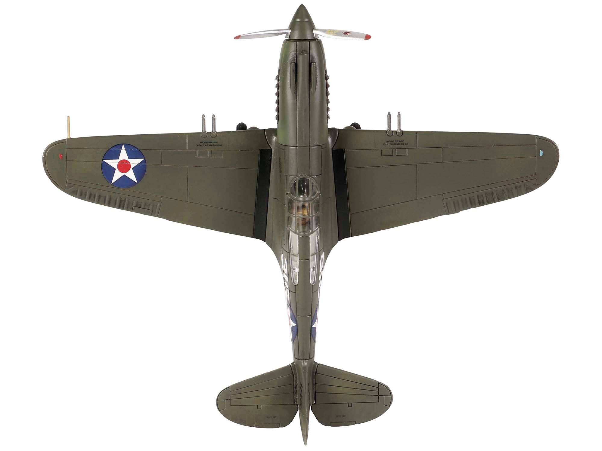 Left. Forces Of Valor - Curtiss P-40B Hawk 81A-2 P-8127 47th Pursuit Squadron 15th Group Pearl Harbor 7 Dec 1941 WW2 Aircraft 1/72 Model - Multi.