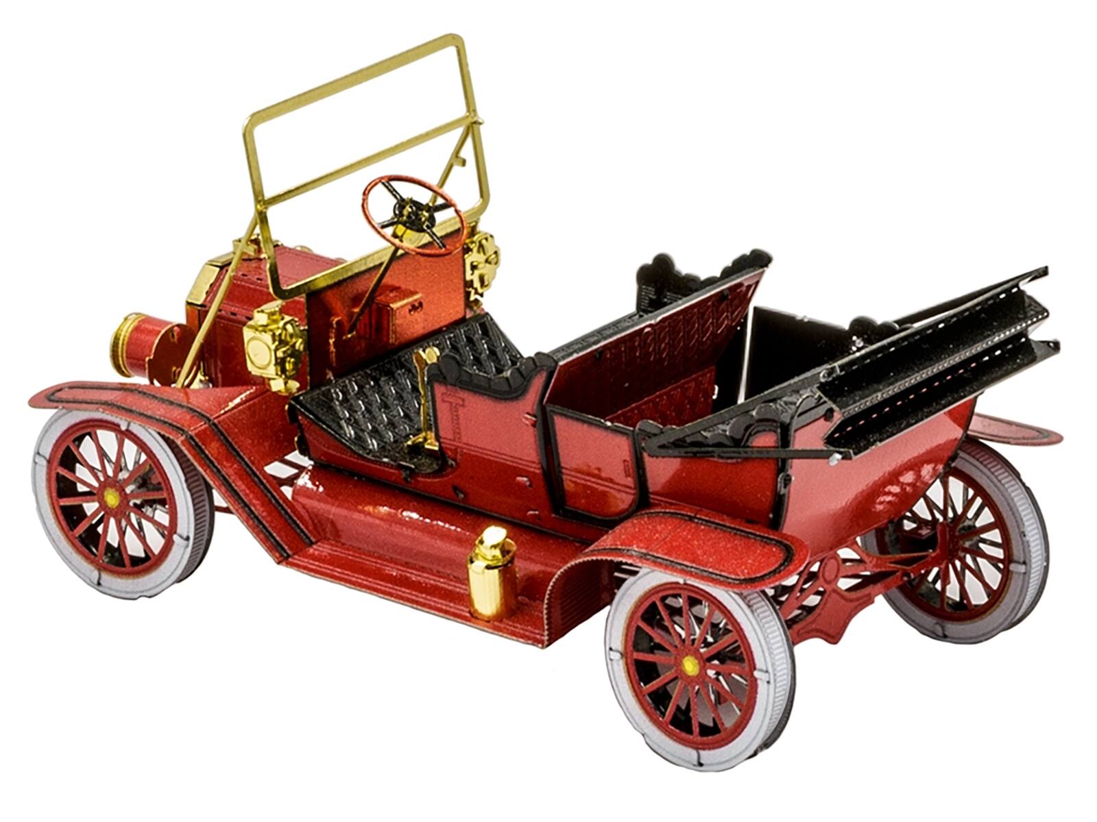 Back. Metal Earth - Model Kit 1908 Ford Model T Red (Moderate Difficulty) Steel Model by Metal Earth - Red.
