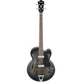 Ibanez - Artcore AFB200 Hollowbody Electric Bass Guitar, Laurel Fretboard, Transparent Black Sunburst