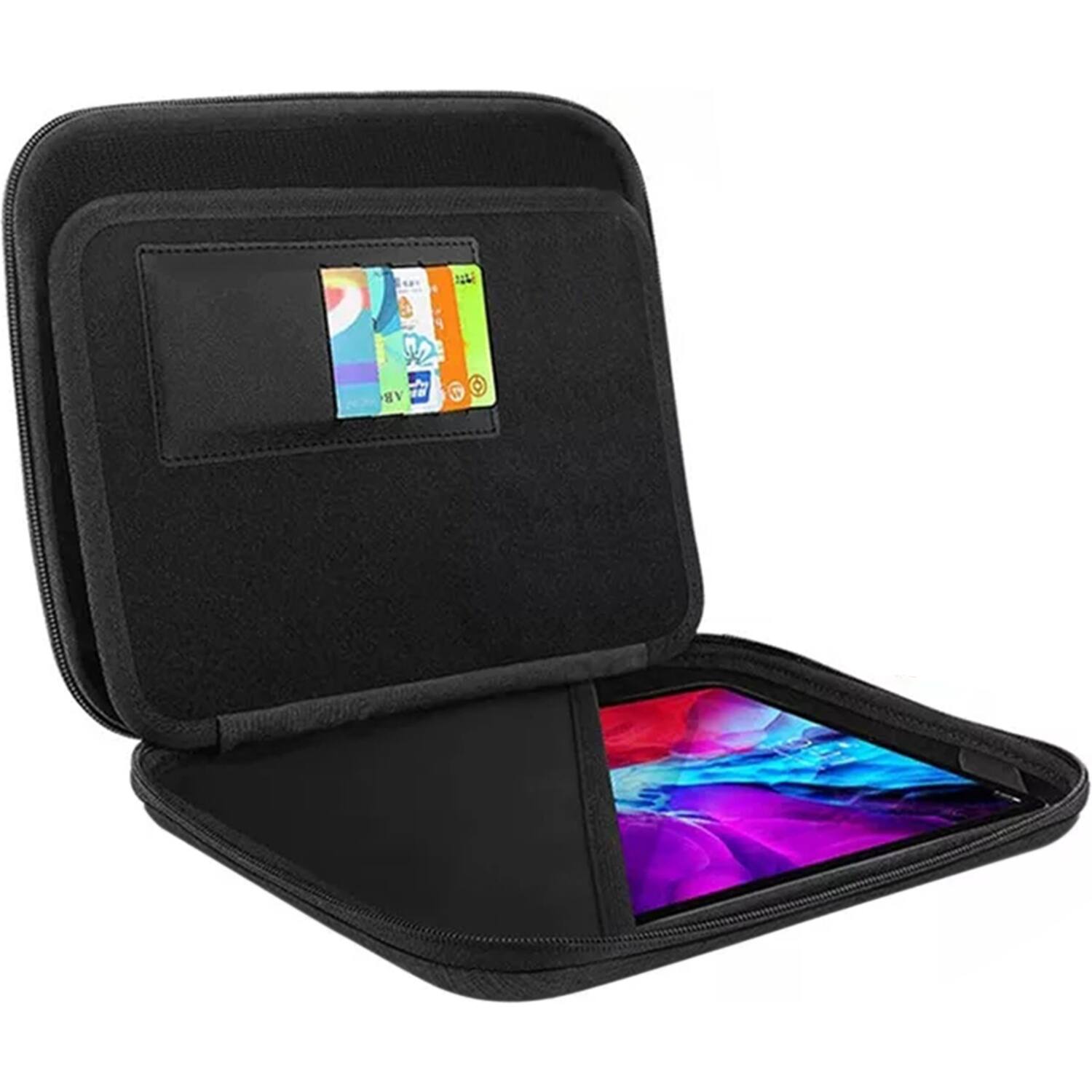 Alt View 13. SaharaCase - Venture Series Sleeve Case Organizer for All 11" Tablets - Black.