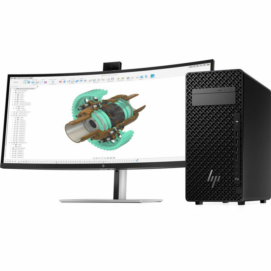 Alt View 1. HP - HP Z2 G1i Workstation - Intel Core Ultra 5 235 - 32 GB - 1 TB SSD - Tower - Black - Intel W880 Chip - Windows 11 Pro - Black.
