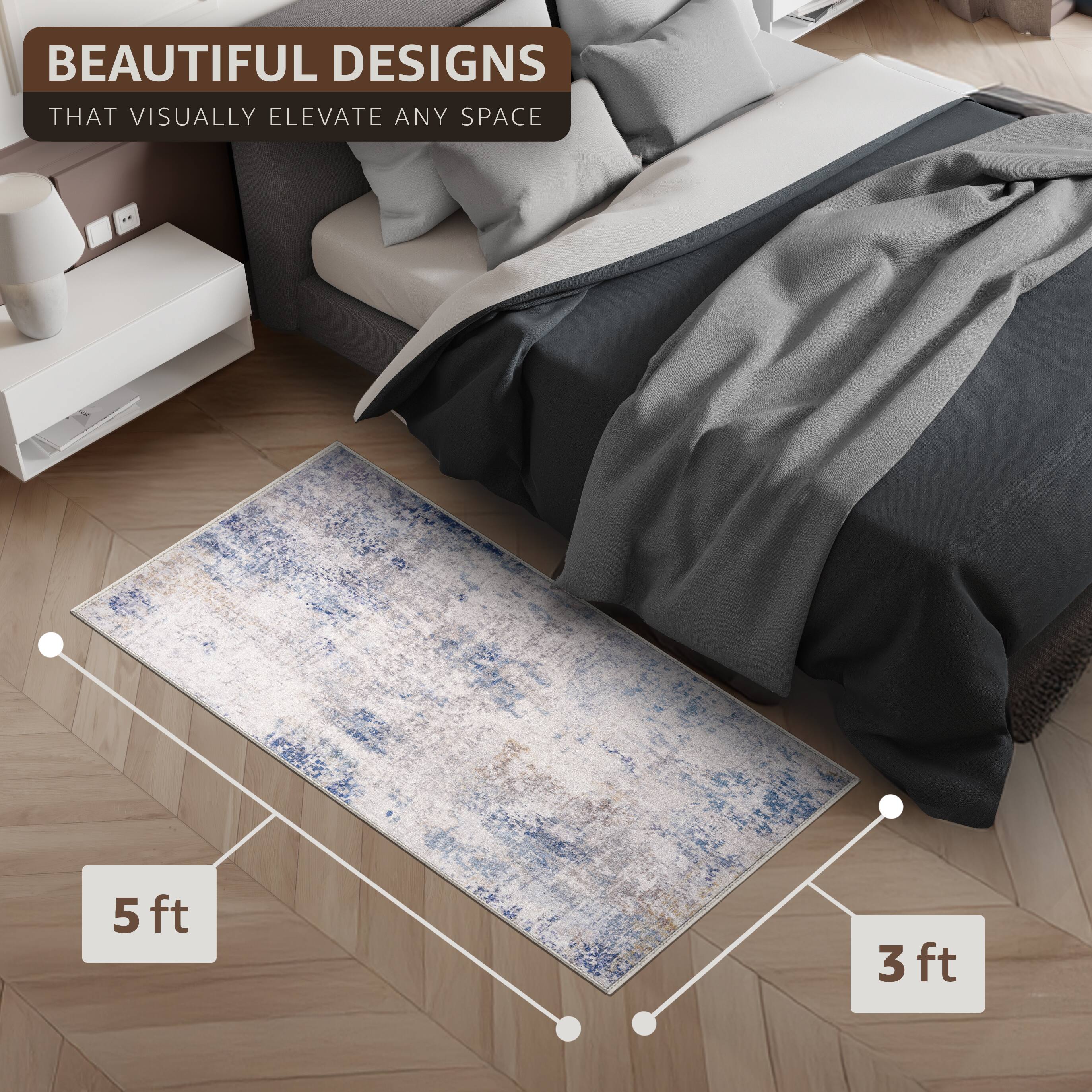 BEAUTIFUL DESIGNS THAT VISUALLY ELEVATE ANY SPACE

5 ft 3 ft