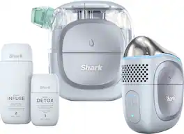 Shark - FacialPro Glow At Home Hydro-Powered Facial System - Blue