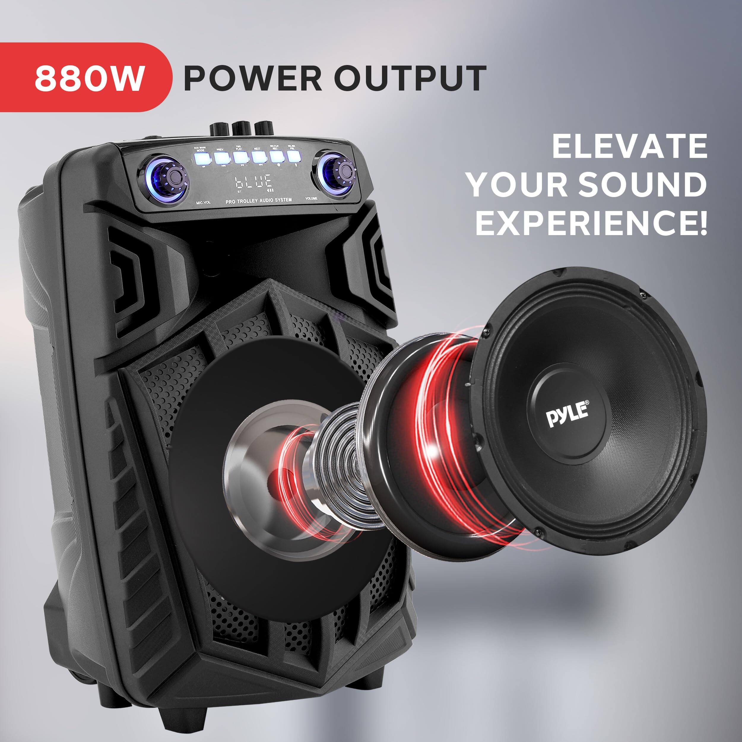 880W POWER OUTPUT  
ELEVATE YOUR SOUND EXPERIENCE!  
PYLE