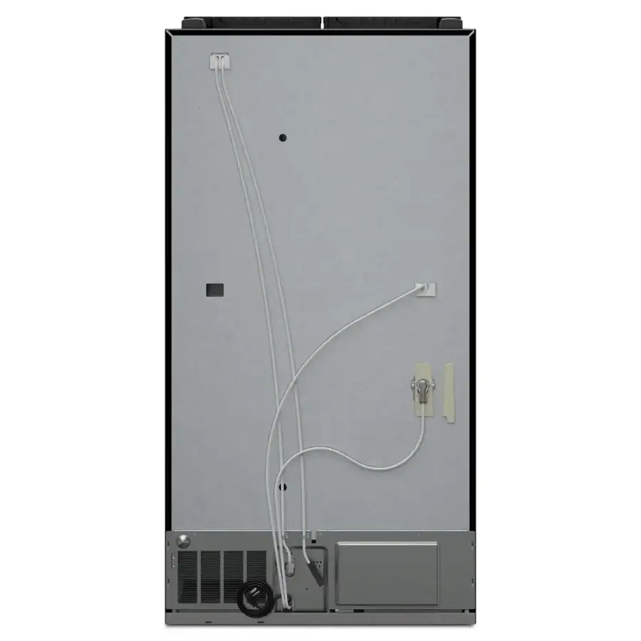 Alt View 6. Whirlpool - 25.2 Cu. Ft. French Door Smart Refrigerator with Elevated Deli Drawer - Black Stainless Steel.