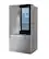 Angle. LG - Counter-Depth MAX 26.5 Cu. Ft. French Door Smart Refrigerator with InstaView - Stainless Steel.