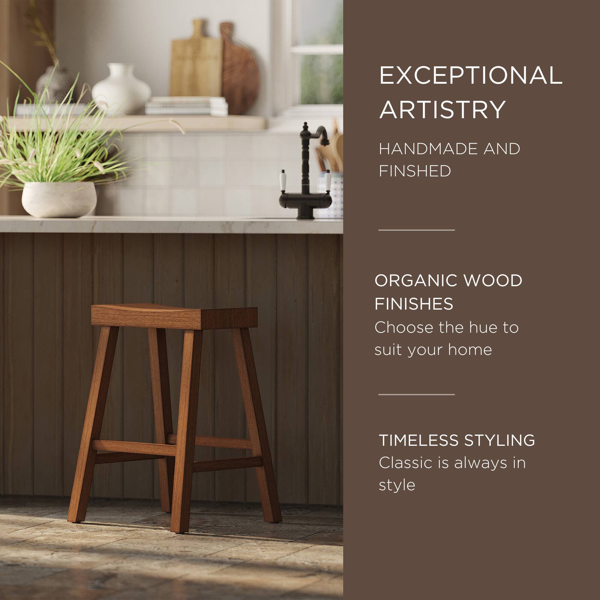 EXCEPTIONAL ARTISTRY  
HANDMADE AND FINISHED  

ORGANIC WOOD FINISHES  
Choose the hue to suit your home  

TIMELESS STYLING  
Classic is always in style