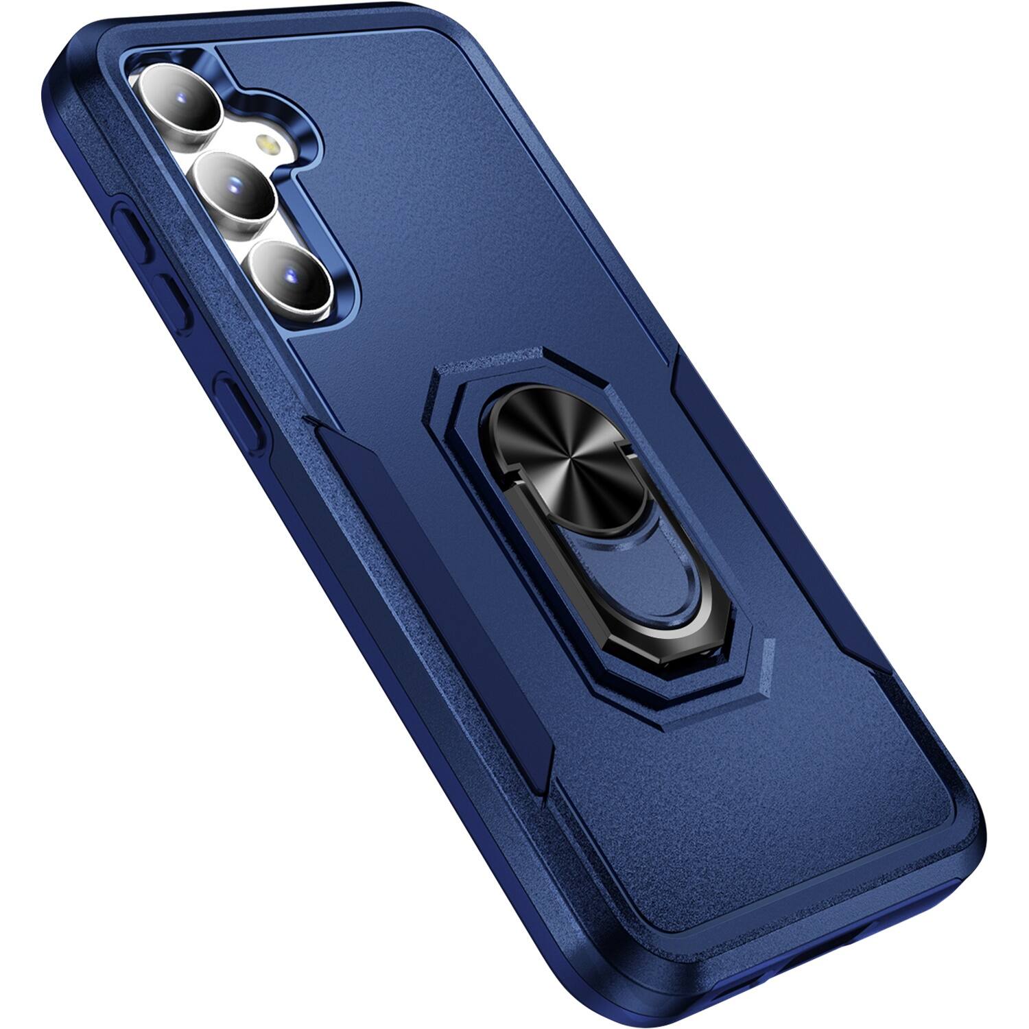 Alt View 12. SaharaCase - Military Kickstand Series Case for Samsung Galaxy S23 FE - Blue.