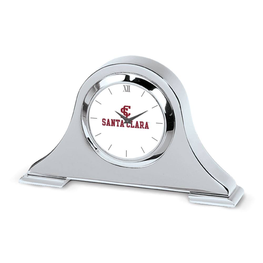Jardine - Santa Clara Broncos Primary Team Logo Napoleon Desk Clock - Silver price history on PriceWatchPro