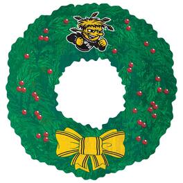 Fan Creations - Wichita State Shockers 16'' Team Wreath Sign - Green