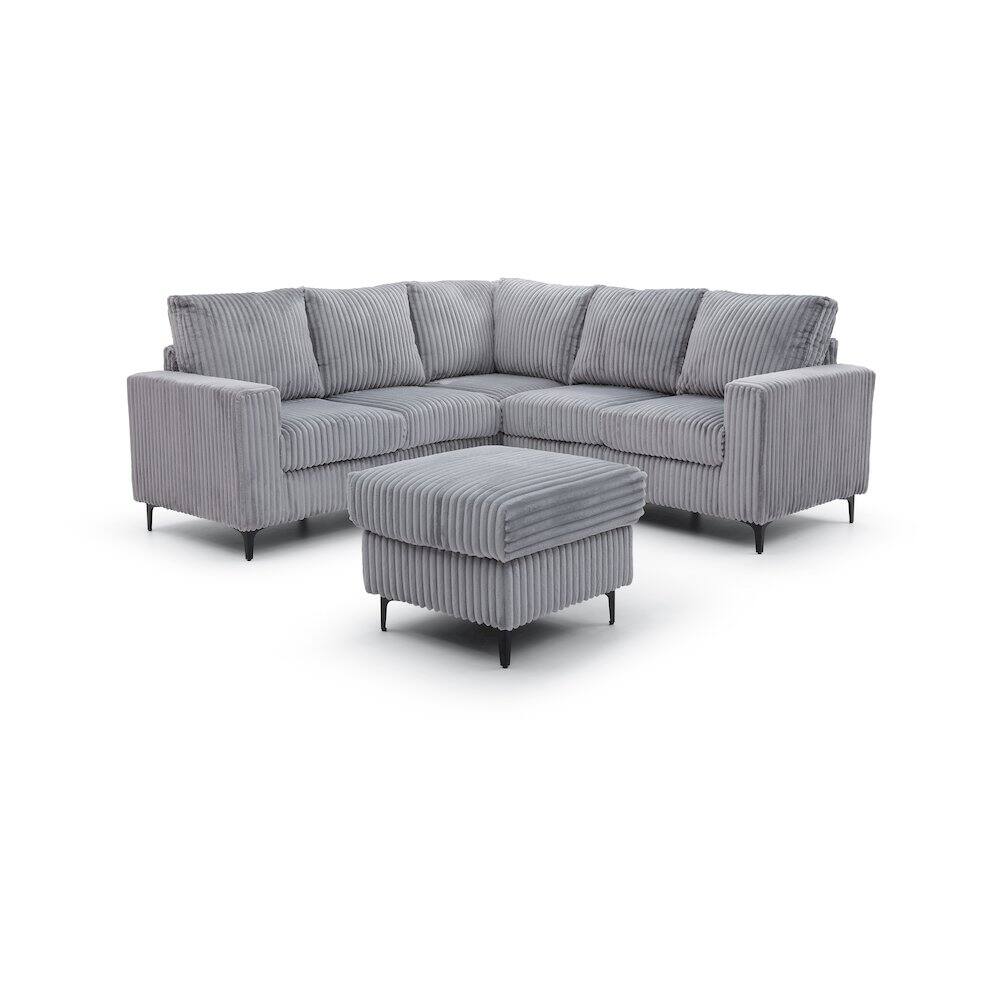 Back. Glory Furniture - Houston Sectional - Gray.