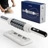 Miko - Swift Hands-Free Rolling Percussive Massager for Muscle Recovery, Tension Relief, and Relaxation - White