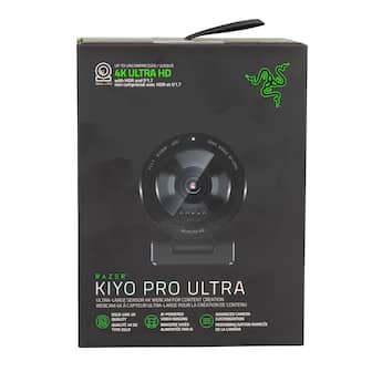 Razer Kiyo Pro Ultra 4K Webcam, Large Sensor, Auto Light Razer Kiyo Pro Ultra 4K Webcam, Large Sensor, Auto Light