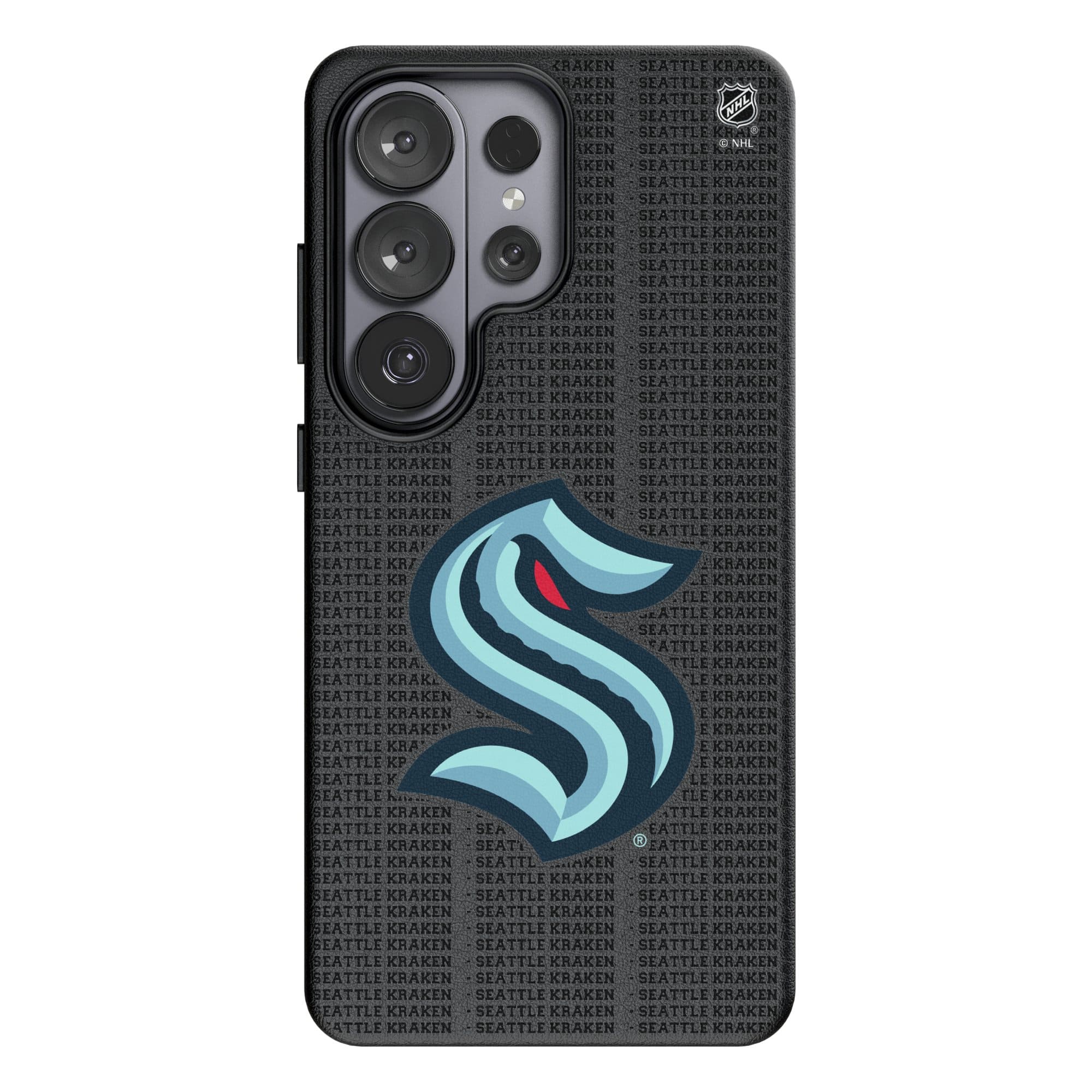 Photos - Case Magnetic Keyscaper - NHL - Seattle Kraken Text Backdrop Galaxy  Bump  - S25 - Black 203123464 