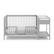 Alt View 18. Graco - Fable 4-in-1 Convertible Crib and Changer - Pebble Gray.