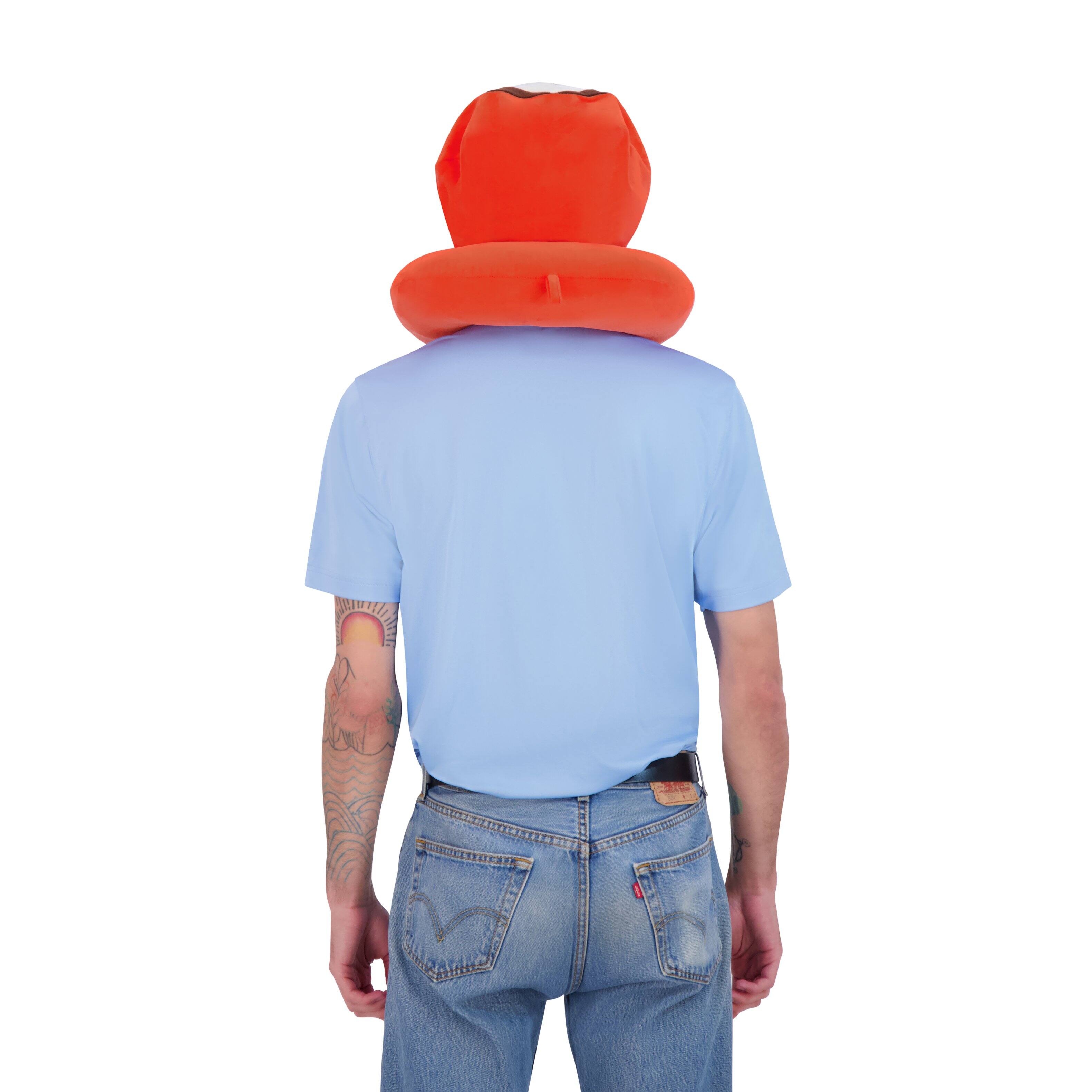 Alt View 3. Concept One - KENNY HOODED KNECK PILLOW - ORANGEE.