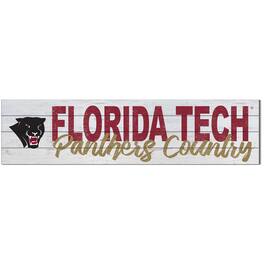 Jardine - Florida Tech Panthers 10'' x 40'' Logo Sign - White