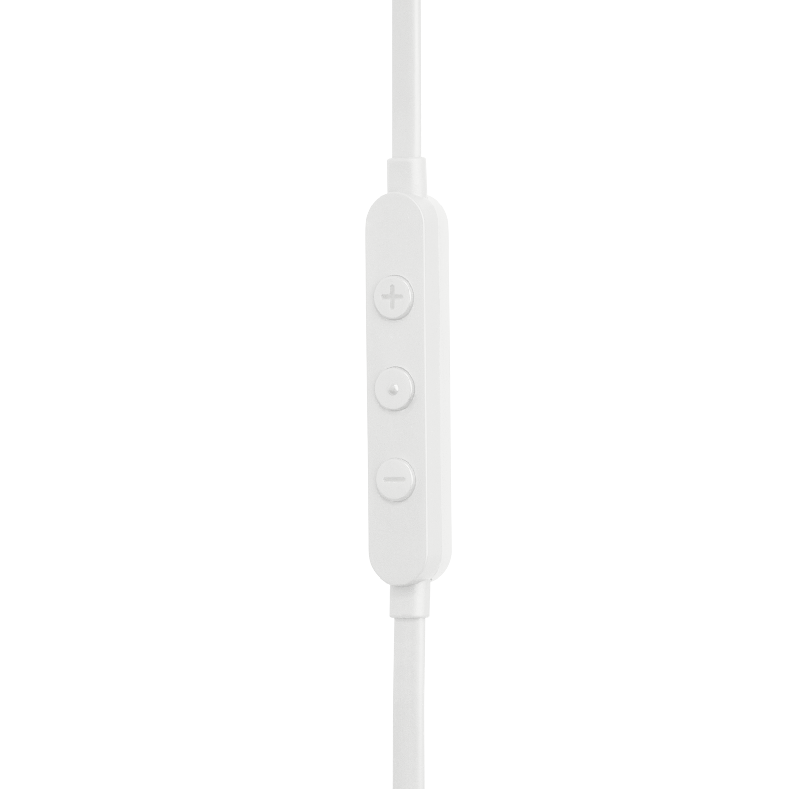Alt View 4. JBL - JBL Tune 310C - Wired Hi-Res in-Ear Headphones, Tangle-Free Flat Cable, 3-Button Remote with Microphone (White) - White.