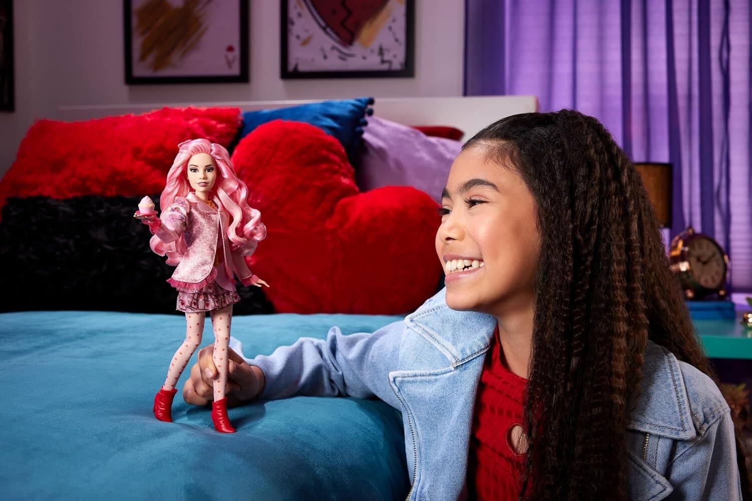 Alt View 5. Mattel - Disney Descendants: The Rise of Red, Bridget, Young Queen of Hearts Doll   - COLLECTIBLES - Multicolor.