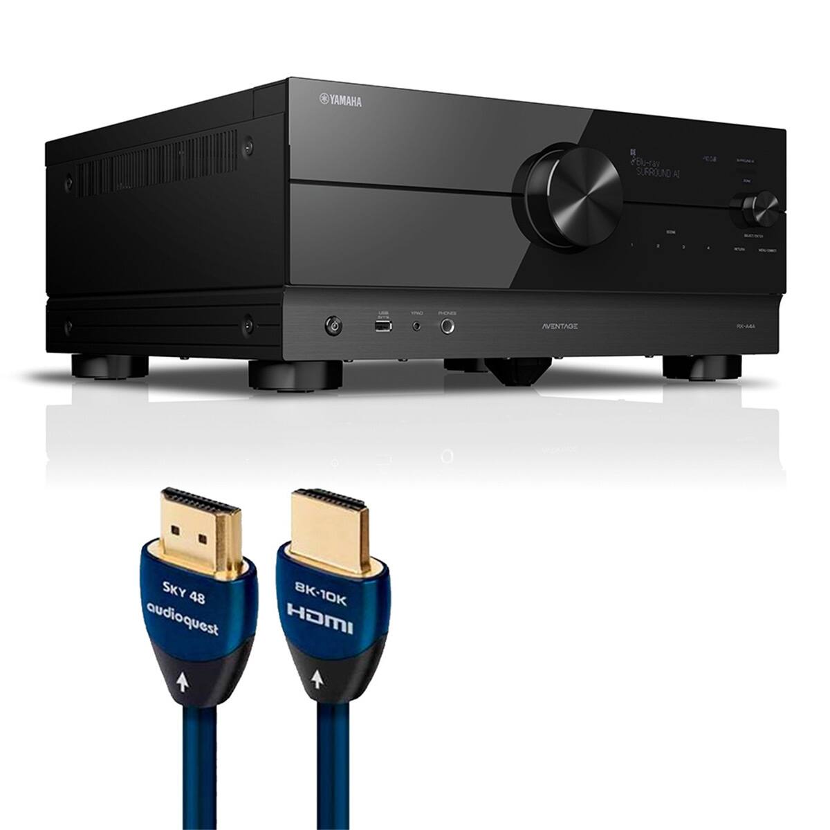 YAMAHA  
Bo-ray SURROUND  
AVR-X48  
SKY 48 audioquest  
BK-10K HDMI
