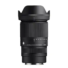 Sigma - 16-300mm f/3.5-6.7 DC OS Contemporary Lens for Canon RF, Black