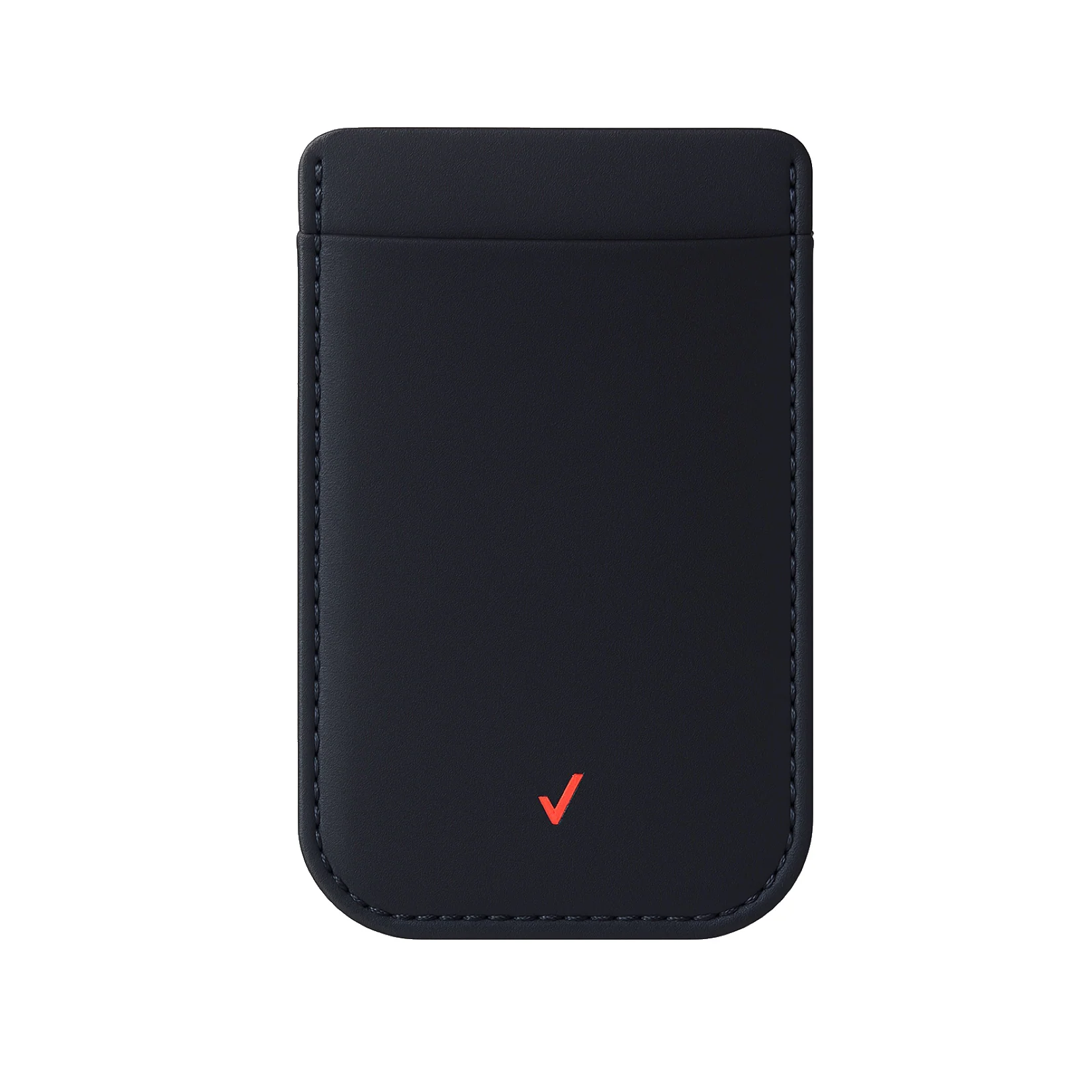 Front. Verizon - Palm Smartphone Wallet for Credit Cards, Cash, ID, & Driver License, Stretchy Nylon, Strong Adhesive - Black - Black.
