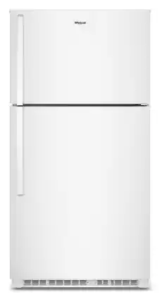 Whirlpool - 21.3 Cu. Ft. Top-Freezer Refrigerator with Total Coverage Cooling - White