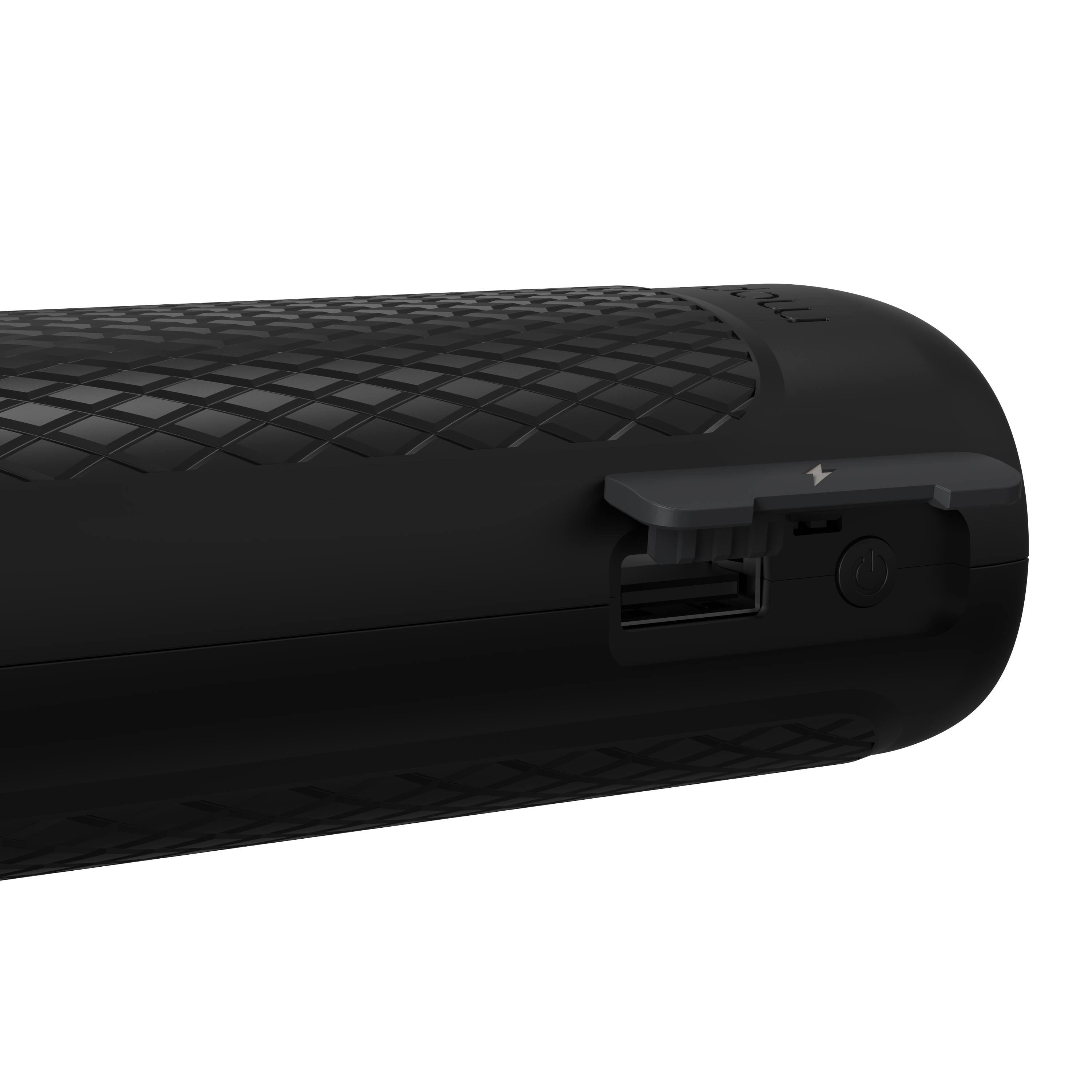 Alt View 11. mophie - Powerstation Go Rugged Flashlight with Built-in Battery Charger & Car Jump Starter - Black.