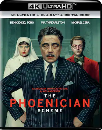 Front. The Phoenician Scheme - 4K Blu-Ray.