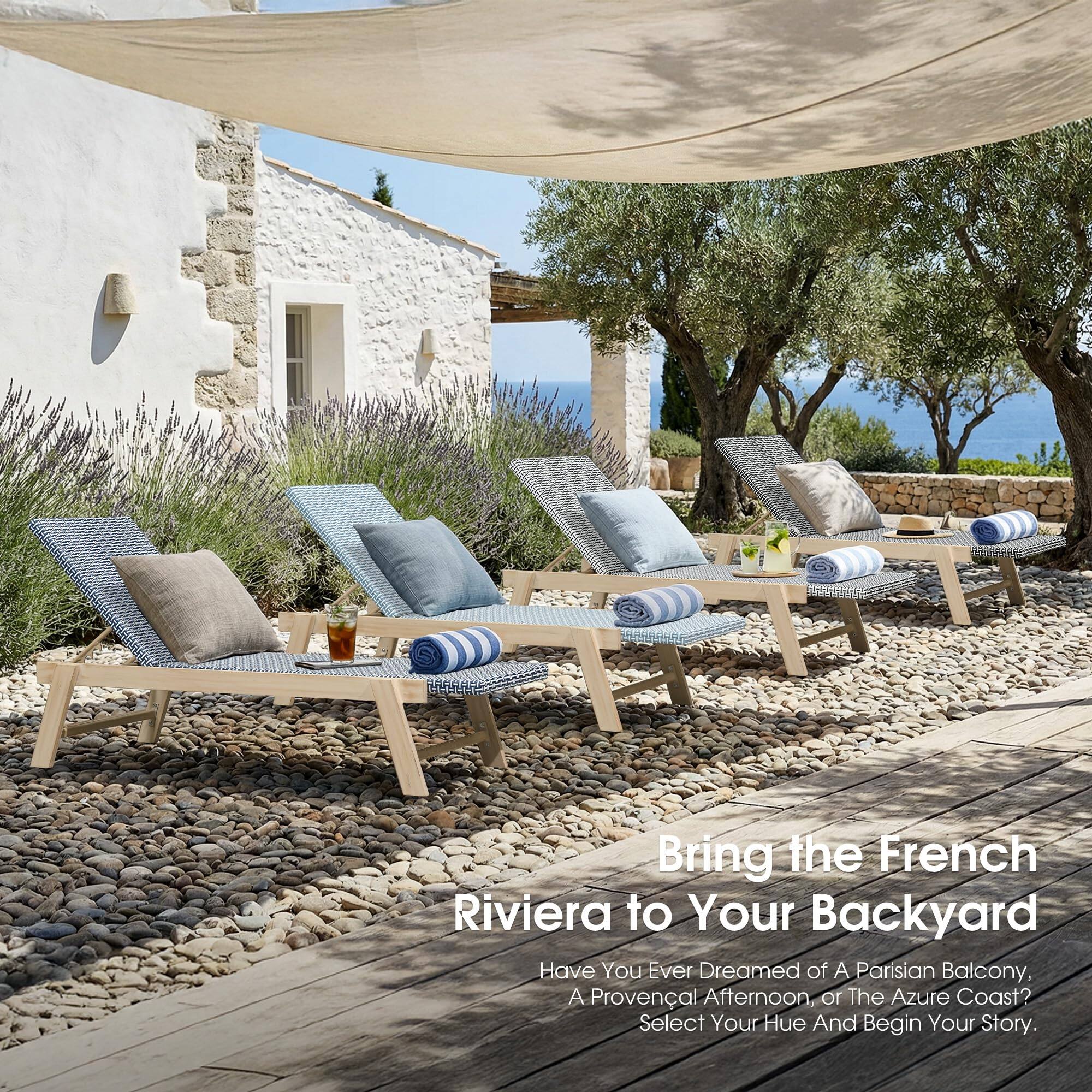 Bring the French Riviera to Your Backyard

Have You Ever Dreamed of A Parisian Balcony, A Provençal Afternoon, or The Azure Coast? Select Your Hue And Begin Your Story.
