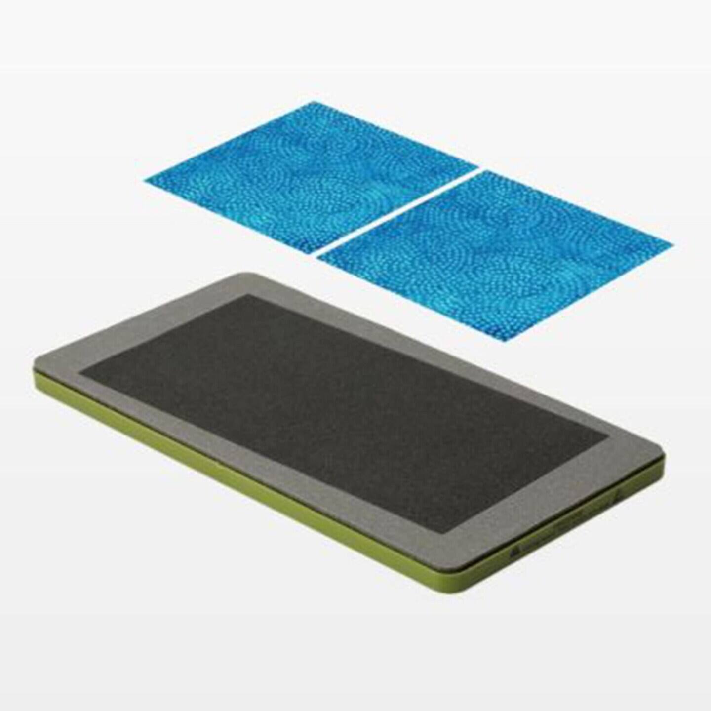 Left. AccuQuilt - GO! Square-5" (4 1/2" Finished) Fabric Cutting Die for Quilting, Sewing, and Crafting DIY Projects - Orange.