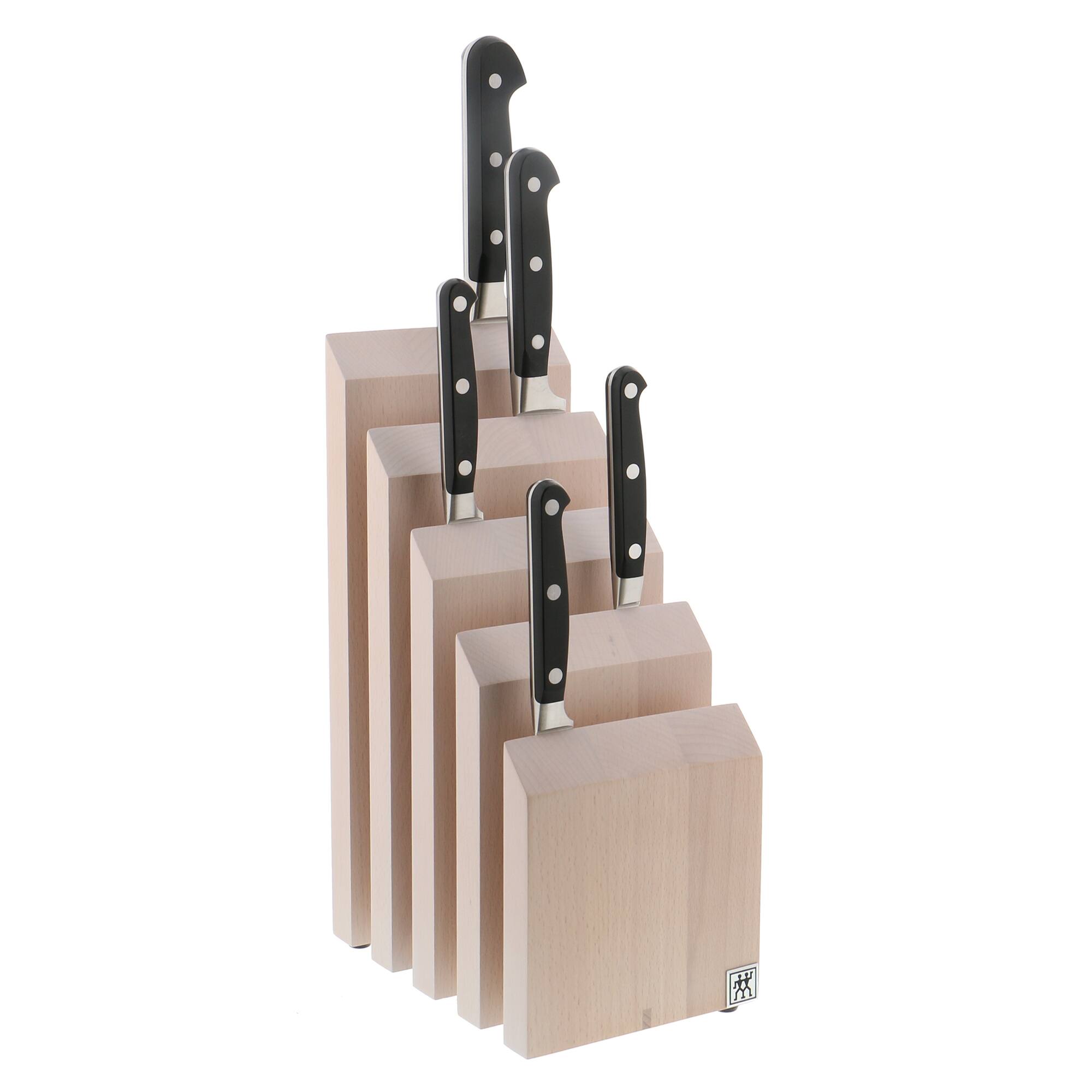 Alt View 1. ZWILLING - ZWILLING Italian Upright Magnetic Knife Block - White-Colored Beechwood - White.