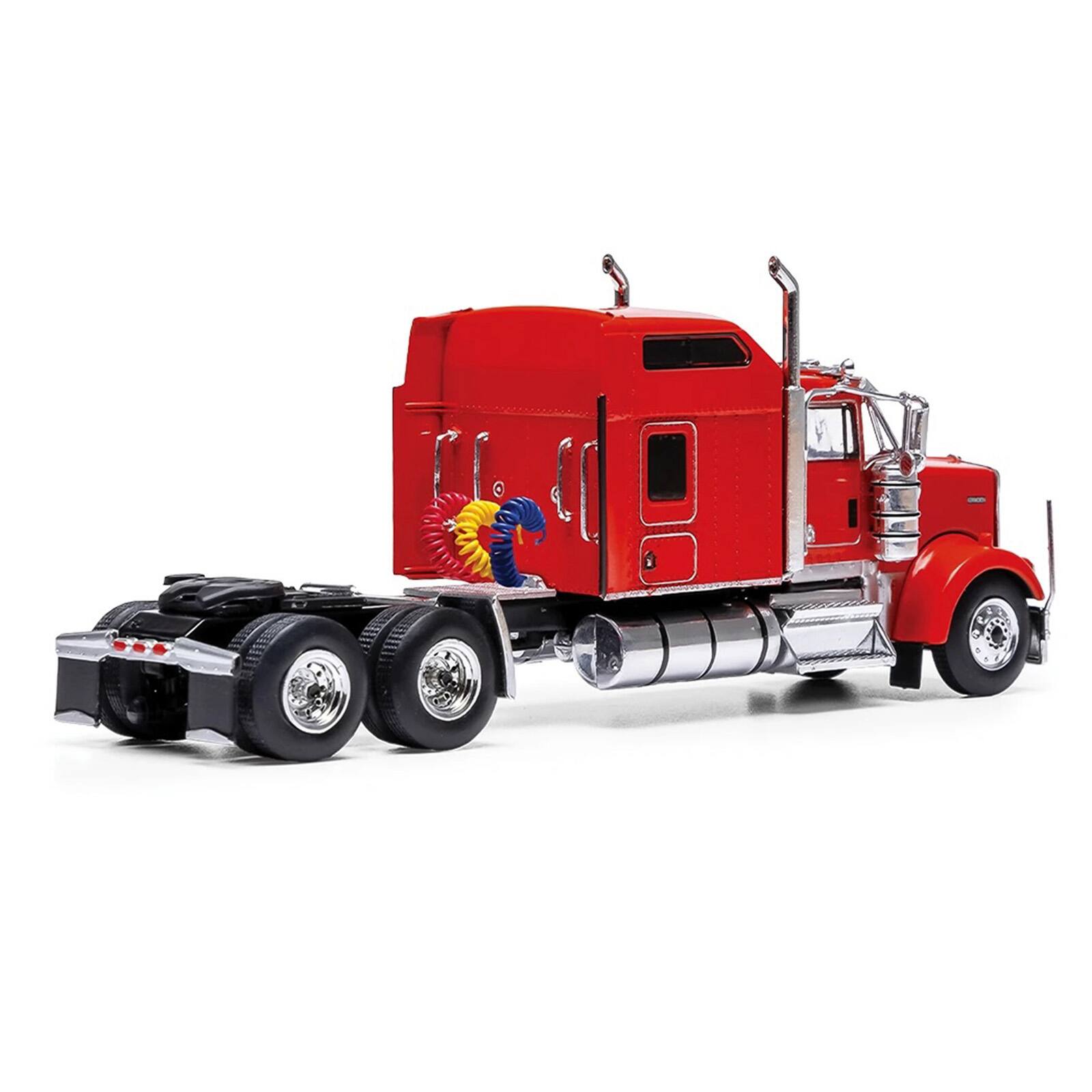 Alt View 2. IXO - 1990 Kenworth W900 Truck Tractor Red 1/64 Diecast Model by IXO Models.