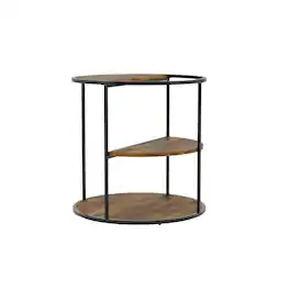 Furniture of America - Marquesa Contemporary Wood Round End Table - Black